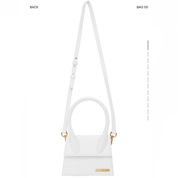 Jacquemus White ‘Le Chiquito Moyen’ Top Handle Bag - Picture 6 of 9